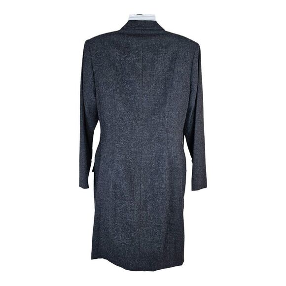 Vintage Harve Benard 100% Wool Button Down Suit Dress Size 12P - Picture 2 of 7